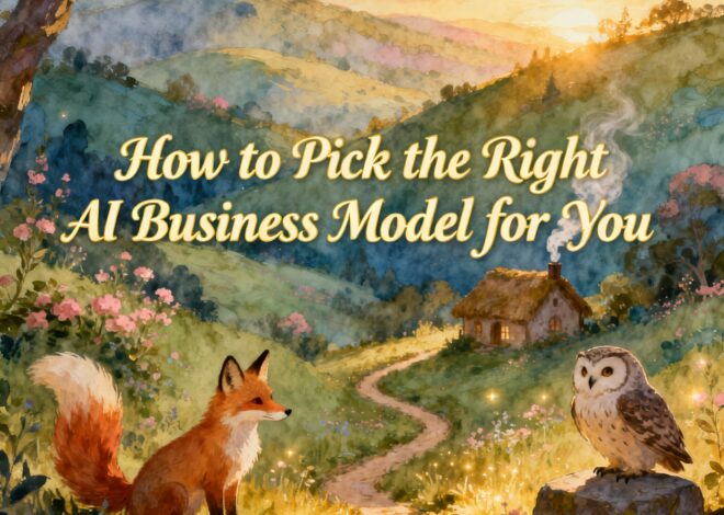 How to Pick the Right AI Business Model for You