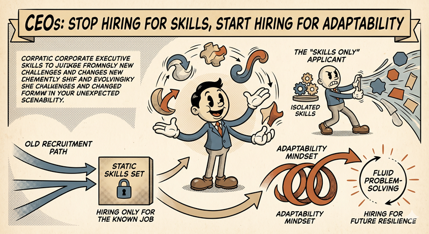 CEOs: Stop Hiring for Skills, Start Hiring for Adaptability