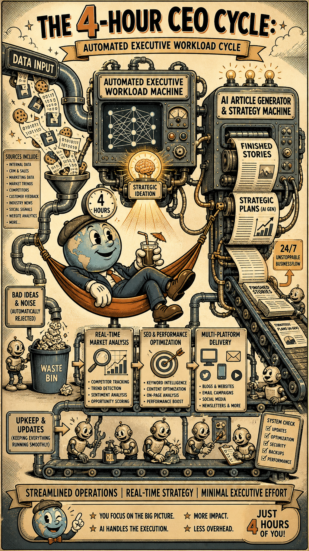 The 4-Hour CEO: Can AI Automate the Executive Workload?
