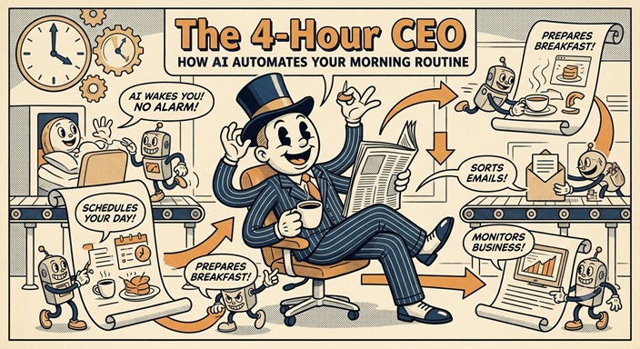 The 4-Hour CEO: How AI Automates Your Morning Routine