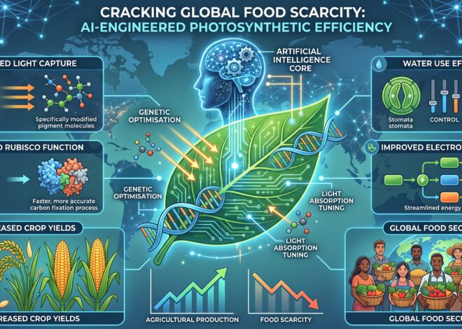 Cracking Global Food Scarcity: AI-Engineered Photosynthetic Efficiency