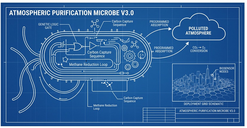 Synthetic Biology: Programming Life to Clean Our Atmosphere