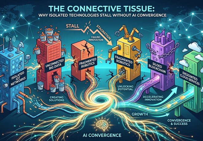 The Connective Tissue: Why Isolated Technologies Stall Without AI Convergence